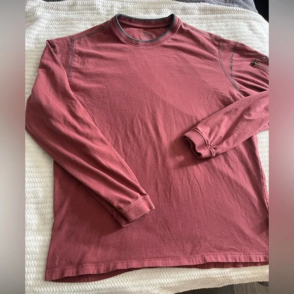 Kuhl Red Long Sleeve Tee for Casual Comfort - Picture 1 of 8